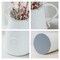 Rustic White Metal Flower Pitcher Vase Farmhouse Jug with Handle
